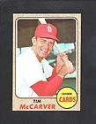 1968 Topps Game 18 Tim McCarver Cardinals Near Mint  