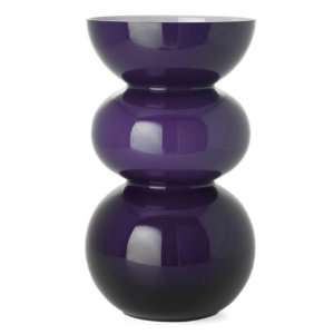    Torre & Tagus Bubble Glass Tall Vase, Purple: Home & Kitchen