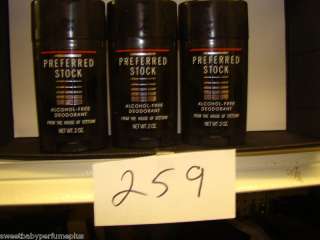 Preferred Stock Alcohol Free Deodorant 3x 2oz The House Of Stetson 