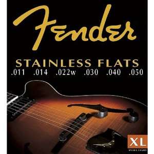  Fender Stainless Steel Flatwound Ball End 50L 12 52 