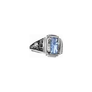   Class Ring with Cubic Zirconia by ArtCarved® (1 Stone) class rings