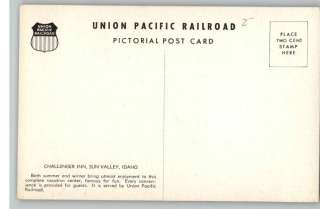 Union Pacific Postcard Challenger Inn Sun Valley,Idaho  