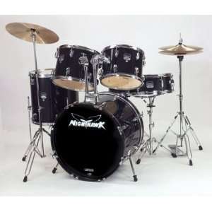  Gretsch 5pc Nighthawk Drum Kit Musical Instruments