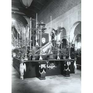 Funeral Catafalque of Archduke Rudolph of Ausburg in the Church of S 