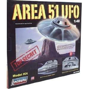  LINDBERG   1/48 Area 51 UFO (Plastic Models) Toys & Games