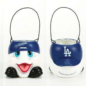  BSS   Los Angeles Dodgers MLB Halloween Ghost Candy Bucket 