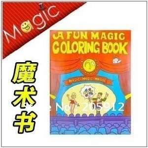  large size a fun magic coloring book/magic props /magic 