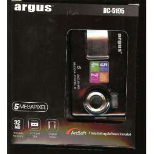    Argus 5.0 MP Digital Camera   Green (DC 5195)