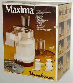 MOULINEX MAXIMA LA GRANDE MACHINE VINTAGE FOOD PROCESSOR NEW IN BOX 
