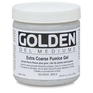  Golden Pumice Gel Mediums   32 oz, Pumice Gel   Fine Arts 