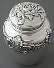 american sterling silver repousse tea caddy circa 1906 expedited 