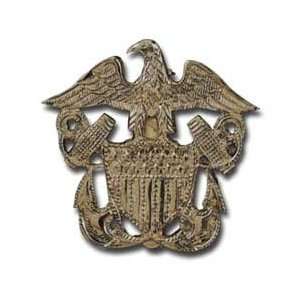  Navy Door Knocker   Polished Brass