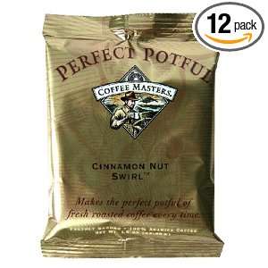 Coffee Masters Perfect Potful Cinnamon Nut Swirl, 12 Packet Box 