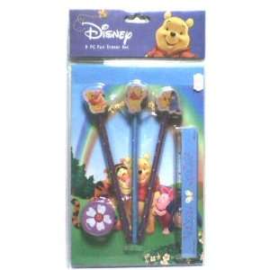 Disney Winnie the Pooh 9 PC Fun Eraser Set (Includes 3 Formed Erasers 