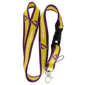   Angeles LAKERS NBA Cell Phone Lanyard Keys Id  Holder Neck Straps