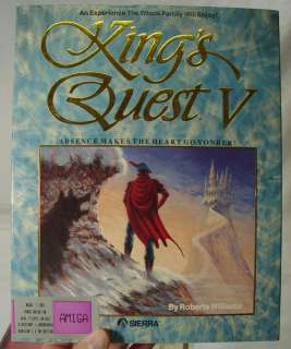 Commodore Amiga Game KINGS QUEST V/5 Sierra 1990 Boxed  