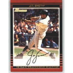  2002 Bowman #18 J.T. Snow   San Francisco Giants (Baseball 