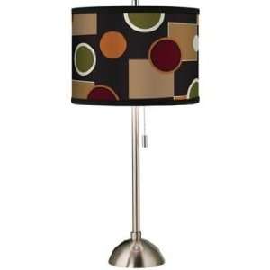  Retro Medley Banner Giclee Table Lamp: Home Improvement