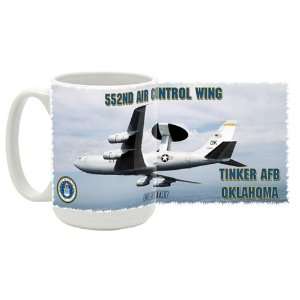  USAF 552nd Air Control Wing E 3 Coffee Mug Kitchen 
