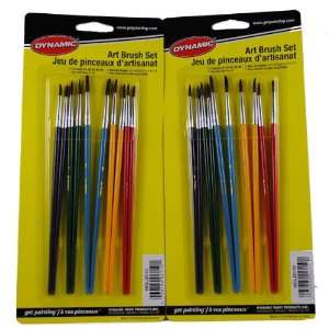  20 Artist Art Paint Brushes School Craft Hobby Supply 