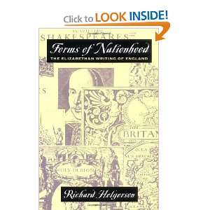   Elizabethan Writing of England [Paperback] Richard Helgerson Books