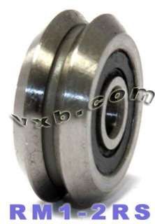 RM1 2RS 3/16 V Groove Guide Bearing, bearing is a Sealed