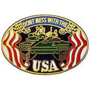  U.S. Army Dont Mess With The USA Pin 1 Arts, Crafts 