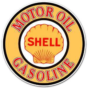   Motor Oil Gas Gasoline Station Vintage Car Bumper Sticker Decal 4x4