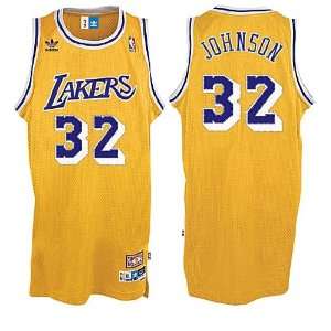  Magic Ervin Johnson Los Angeles Lakers Gold NBA 