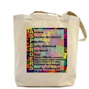  aspergers bag Autism Tote Bag by  Beauty