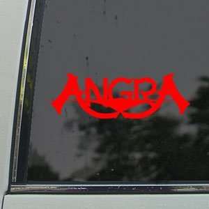  Angra Red Decal Brazil Car Truck Bumper Window Red Sticker 