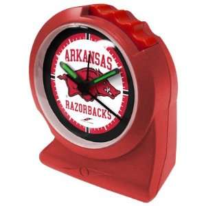  Arkansas Razorbacks UA NCAA Gripper Alarm Clock Sports 