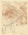 usgs topo map parker arizona az ca 1911 