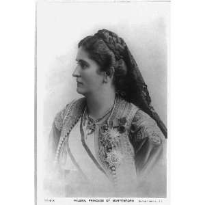  Photo Princess Milena of Montenegro, head and shoulders 