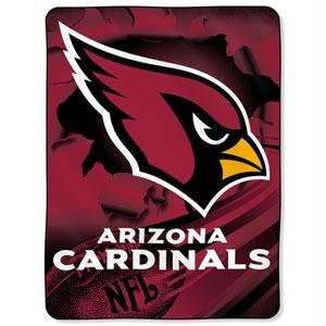  Arizona Cardinals NFL Royal Plush Raschel Blanket Sports 