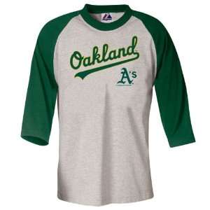  Oakland Athletics Batting Champ 3/4 Sleeve Raglan Shirt 