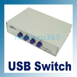 New Printer Scanner Sharing Switch HUB For PC to 1 USB Device  