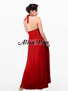 Red Empire Sweetheart neck Long Formal Backless Prom Dress 09103 US 