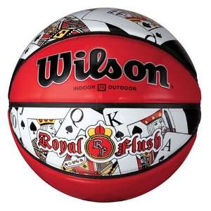   Wilson Royal Flush Underglass Basketball (Official)