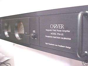 Carver TFM 25 Professional Repair & Upgrade Service  