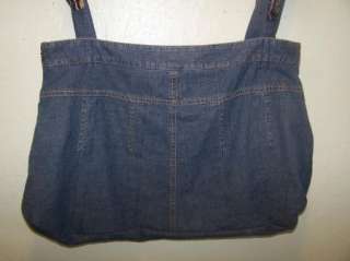 Handmade Upcycled Denim Blue Jean Purse Handbag Tote ~ Great Mothers 