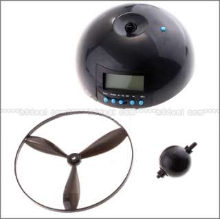 Crazy Annoying Loud Flying Helicopter Alarm Clock Black  