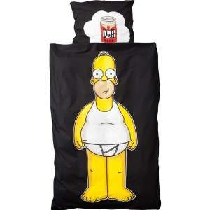   Simpsons parure de lit Underwear 135 x 200 / 80 x 80 cm Toys & Games