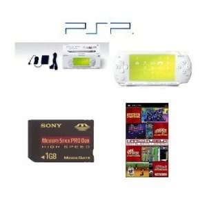  Sony PSP 1GB Pack (Ceramic White) plus 21 Games 