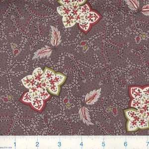  45 Wide Romantic Legacy Floral Blossoms Plum Fabric By 