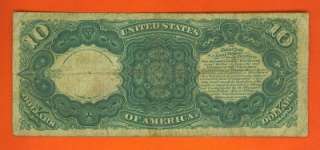 10 1880 SMALL Red Seal United States Note  
