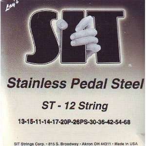  S I T Strings Pedal Steel Guitar Stainless Steel 12 String 