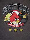 Mens Angry Birds T Shirt Dark Gray Select Size M or XXL
