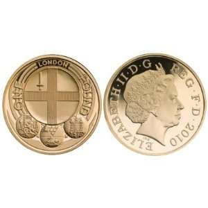   Pound Capital Cities of The United Kingdom   London Gold Proof Coin