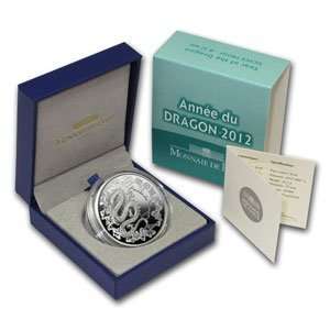   Euro Silver Proof Year of the Dragon   Lunar Series 